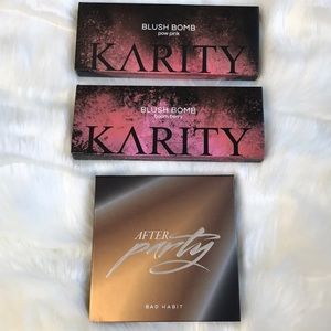KARITY BLUSH (2 Sets) and AFTER PARTY eyeshadow